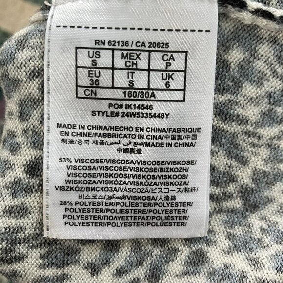 Guess by Marciano Bodysuit Womens S Animal Cheetah Print Turtleneck Long Sleeve - Picture 3 of 6